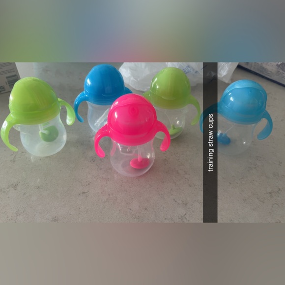 Munchkin Training Straw Cups - Blue, Green, Pink - Picture 1 of 1